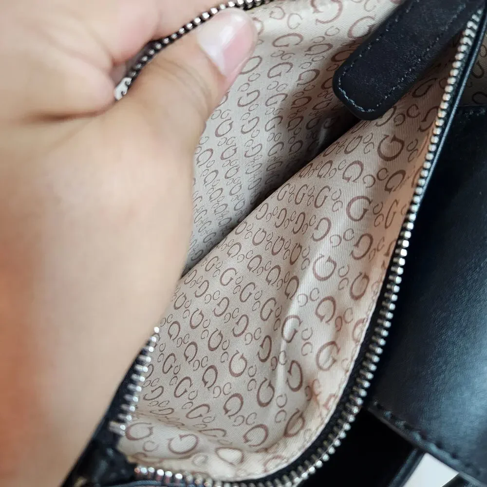 Guess Hensley Satchel Purse Crossbody and with Handle